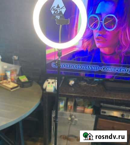 Кольцевая лампа со штативом 26 см Ярославль - изображение 1