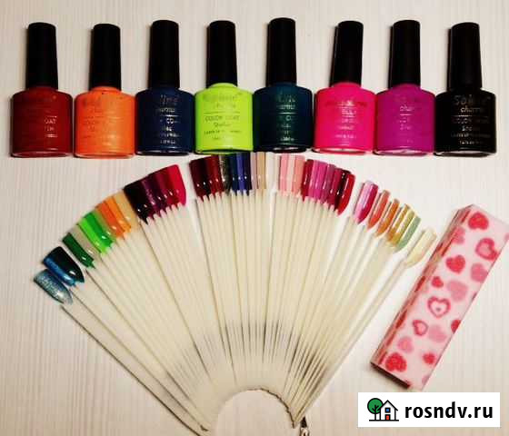 Набор гель-лаков 8 шт.+ баф Липецк - изображение 1