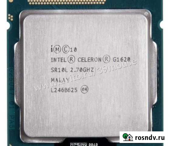 Intel G1620 2x2.7 ghz 1155 socket как новый Калининград - изображение 1