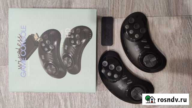 Новая игровая приставка Sega 16 bit со встроенными Череповец - изображение 1