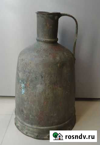 Старинный медный водоносный кувшин.Высота 60 см.14 Кизляр - изображение 1