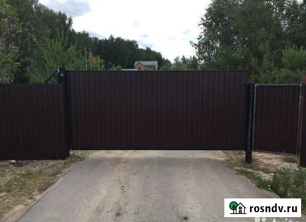 Ворота Откатные из профлиста Казань - изображение 1