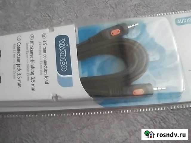 Audio кабель vivanco 3,5 mm Набережные Челны - изображение 1