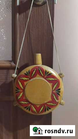 Фляжка дерево времен СССР раритет Улан-Удэ - изображение 1