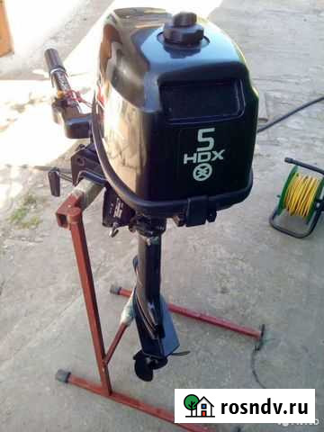 Лодочный мотор HDX T 5 BMS 2Х-тактный витрина Липецк - изображение 1