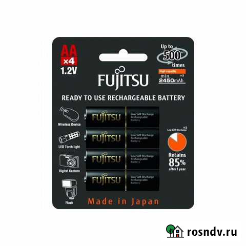 Аккумуляторы Fujitsu AA 2550 mAh Калининград - изображение 1