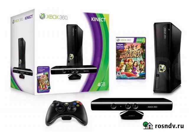 Xbox 360 прошит 250 Gb + Kinect Астрахань - изображение 1