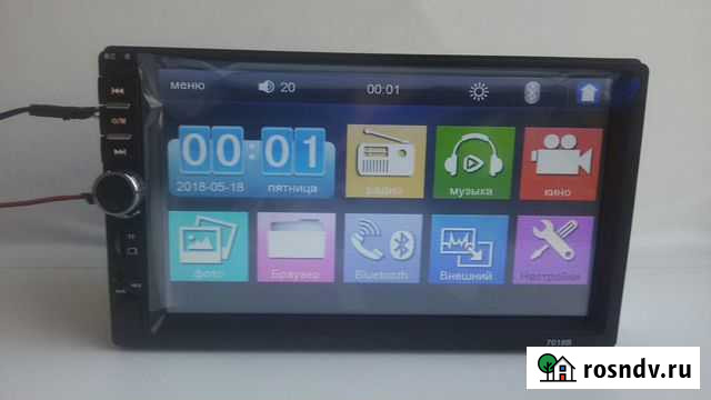 Магнитола 7010B + камера заднего хода Чита - изображение 1