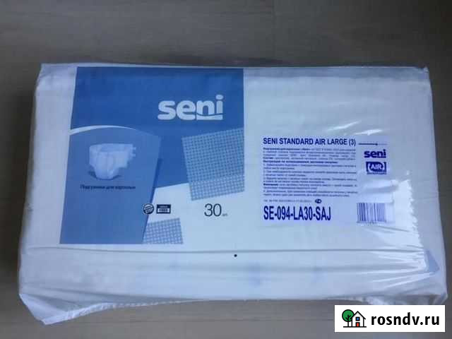 Памперсы для взрослых seni дышащие размер 3 Владимир - изображение 1