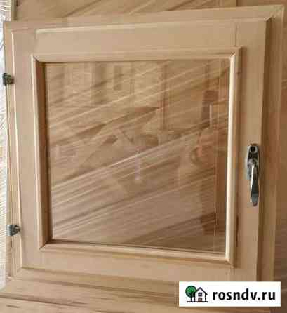 Окно для бани, двойное стекло Екатеринбург
