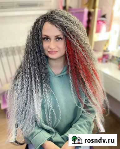 Афрокудри через брейды, косы, наращивание волос Тула - изображение 1