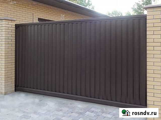 Откатные ворота, сдвижные ворота Таганрог Таганрог - изображение 1