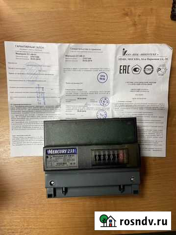 Счётчик Меркурий 231 Тверь - изображение 1