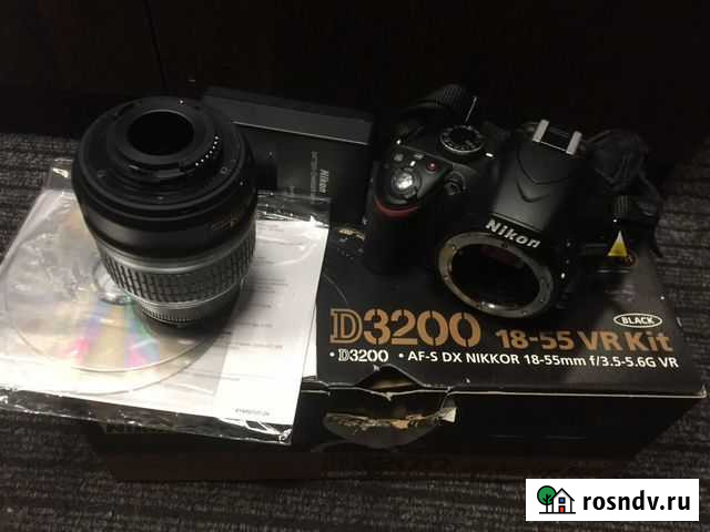 Nikon D3200 kit 18-55 (10036) Омск - изображение 1