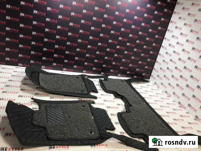 Ковры салона 3D Lexus RX350 c16г Левый руль Черные Иркутск - изображение 1