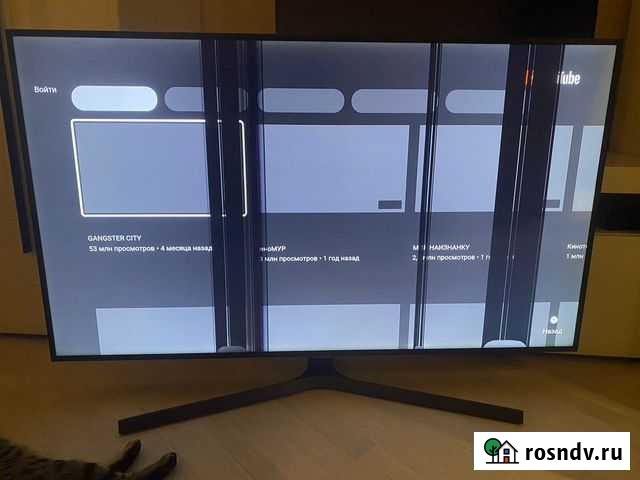 Телевизор samsung 55 дюймов Светлый - изображение 1