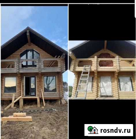 Шлифовка очистка полировка сруба дома Петрозаводск - изображение 1