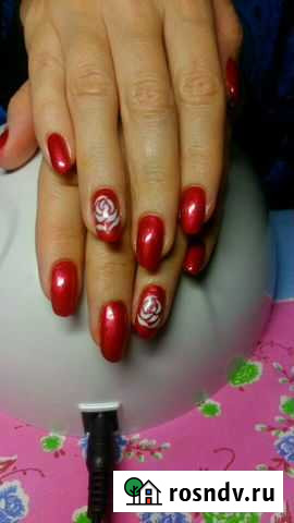 Маникюр, покрытие гель лаком, аппаратный педикюр Омск - изображение 1