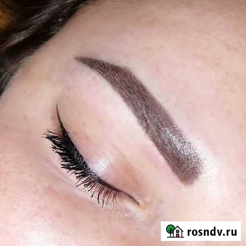 Перманентный макияж бровей и губ (пудровое напылен Мурманск - изображение 1