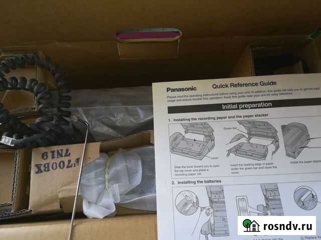 Телефон-факс panasonic kx-f700bx Чалтырь - изображение 1