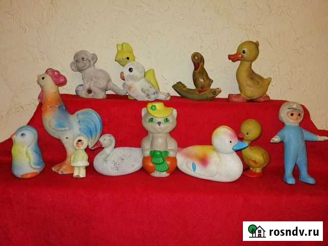 Советские игрушки из старой резины Бор - изображение 1