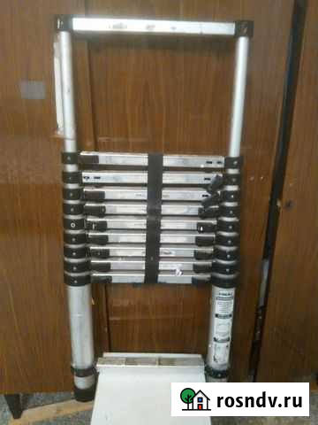 Лестница выдвижная телескопическая 11 ступеней Керчь - изображение 1