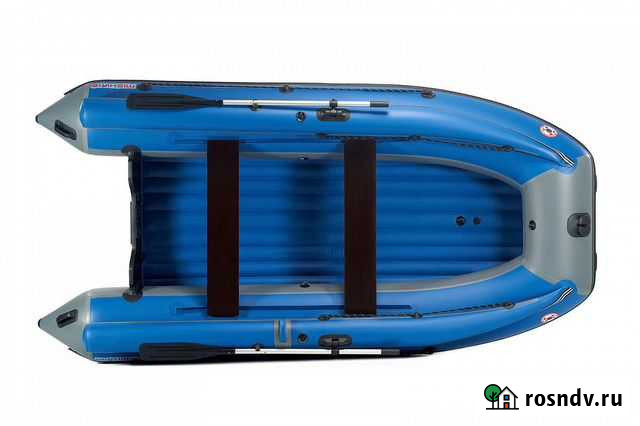 Лодка mishimo family lite DF 370 Сине-серый Екатеринбург - изображение 1