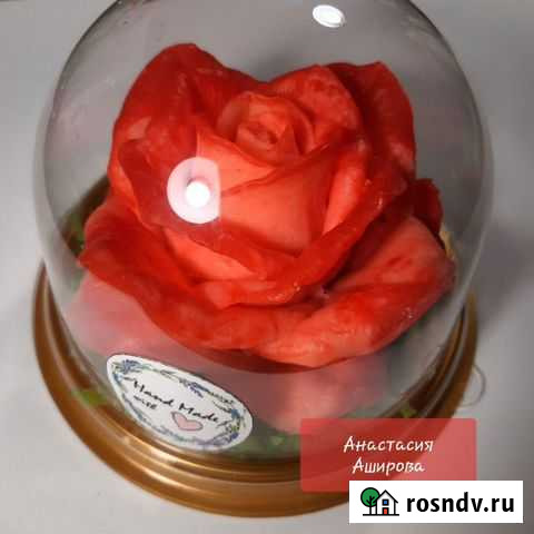 Роза в куполе. Мыло ручной работы Самара - изображение 1