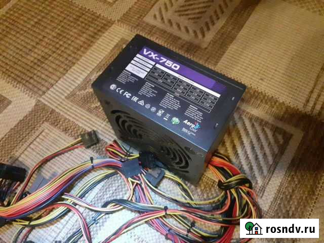 Блок питания aerocool vx 750w Новосибирск - изображение 1