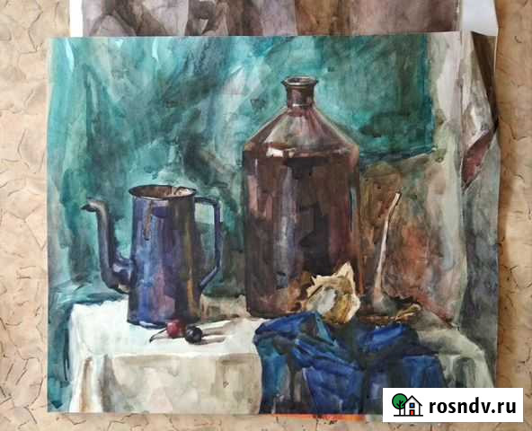 Натюрморты акварель Краснодар - изображение 1