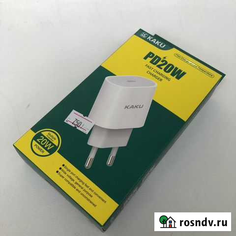 Адаптер питания Kaku Tape-C 20Вт Омск - изображение 1