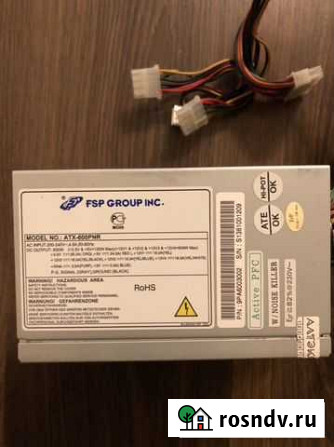 Fsp atx600-pnr 600w Нижний Новгород - изображение 1