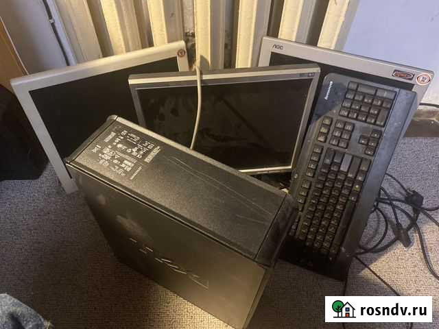 Системный блок + 3 монитора Балашиха - изображение 1