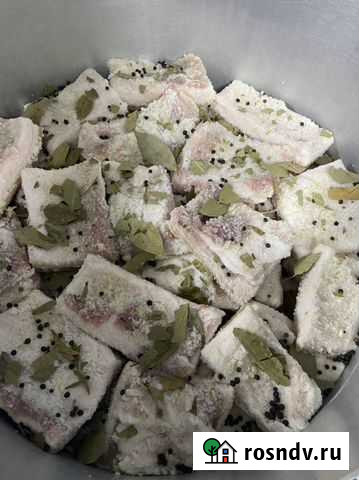 Сало соленое Домашнее (доставка) Шаховская - изображение 1