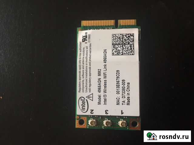 Продам Intel Wireless WiFi Link 4965AGN Томск - изображение 1