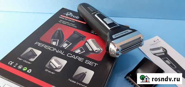Машинка 3в1 беспроводная Стрижка, бритва, для носа Самара - изображение 1