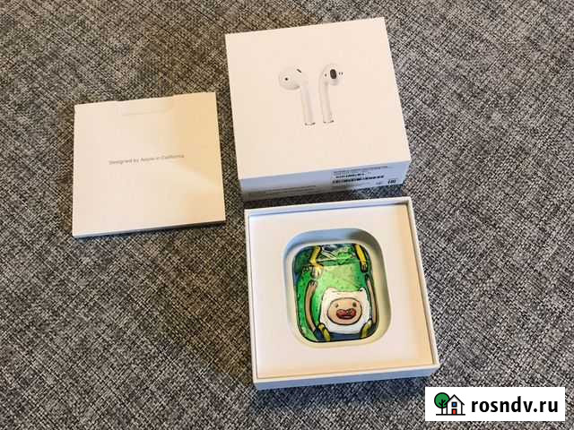 Кейс для airpods 2 Custom Adventure Time Мурино - изображение 1