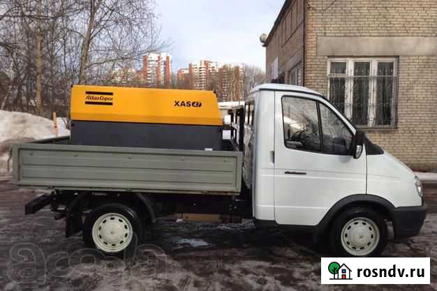 Аренда компрессора с отбойными молотками бетонолом Москва - изображение 1