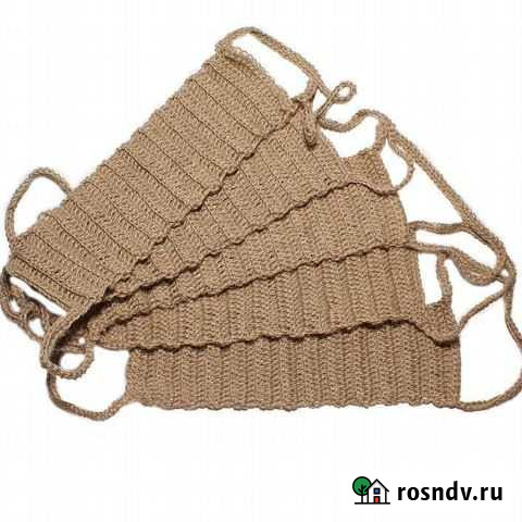 Мочалка джутовая натуральная Чемодановка - изображение 1