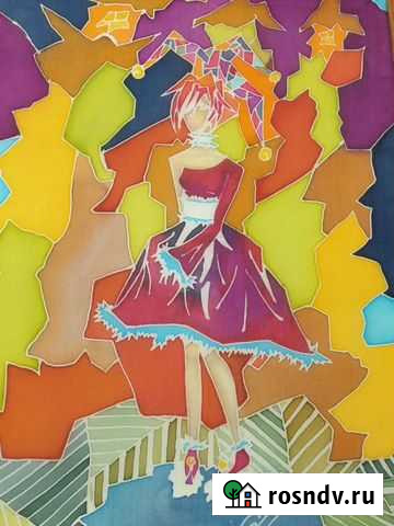 Батик в стиле аниме Королев - изображение 1