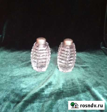 Солонка и перечница.Серебрянные крышки Новороссийск - изображение 1