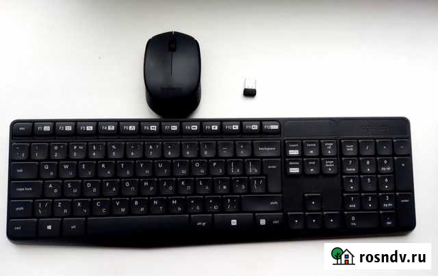 Беспроводная клавиатура и мышь logitech Златоуст - изображение 1