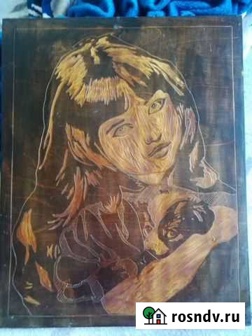 Панно на дереве. Выжигание Таганрог - изображение 1