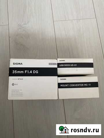 Sigma art 35mm f1.4 canon Челябинск - изображение 1