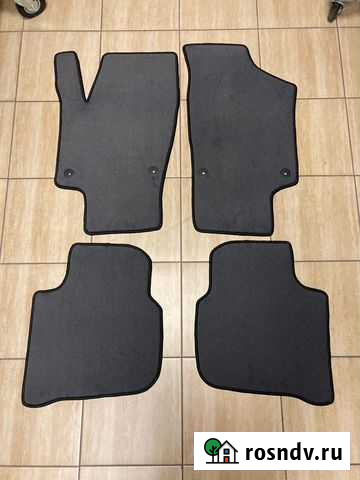 Ворсовые всесезонные коврики Шкода рапид серые Калининград - изображение 1