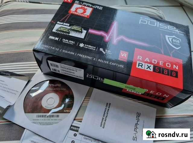 Видеокарта rx 580 Sapphire Pulse 8gb Буланаш - изображение 1