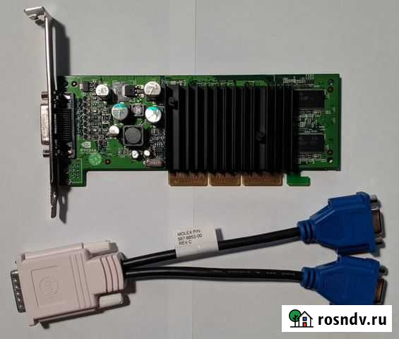 Видеокарта nvidia Quadro4 100NVS 64MB AGP Магнитогорск - изображение 1