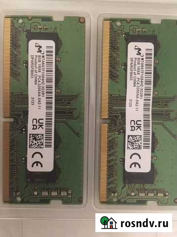 Оперативная память ноутбука 8gb 3200mhz ddr4 sodim Набережные Челны - изображение 1