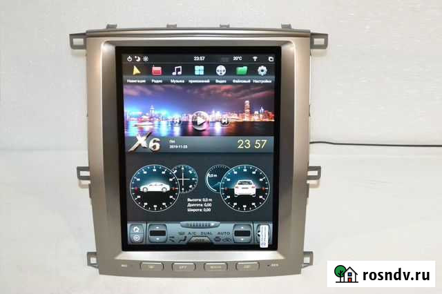 Кредит магнитола Tesla для Toyota LC100, LX470 Пермь - изображение 1