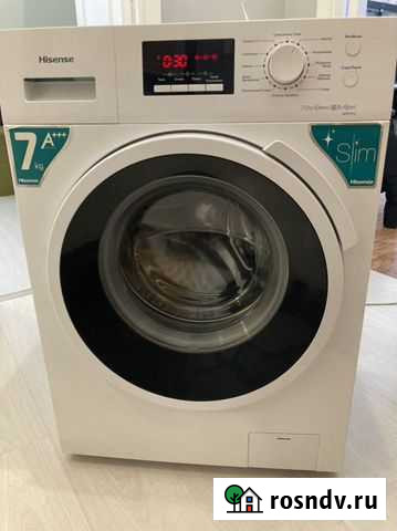 Стиральная машинка Hisense 7кг Хабаровск - изображение 1